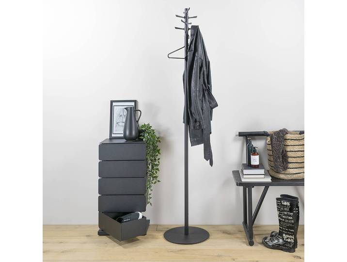 Porte-manteau Pull 35 x 178 x 35cm Noir