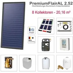 Solarbayer PremiumFlairAL Indach-Solarpaket 8 Bruttofläche 20,16 m2 Solaranlage