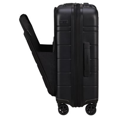 Hartschalen-Trolley SAMSONITE "NEOPOD 55/23 EXP", Gr. B/H/T: 40cm x 55cm x 23cm 41 l, schwarz, Polypropylen, Strukturmuster, Koffer, aus Polypropylen, mit praktischem Bodenfach