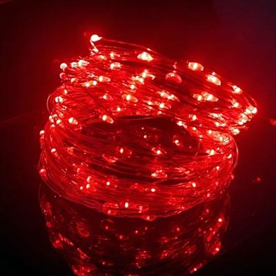 Uplift Picks Waterproof Copper Wire Fairy Lights For Effortless Celebrations And Cozy Decor red 3m