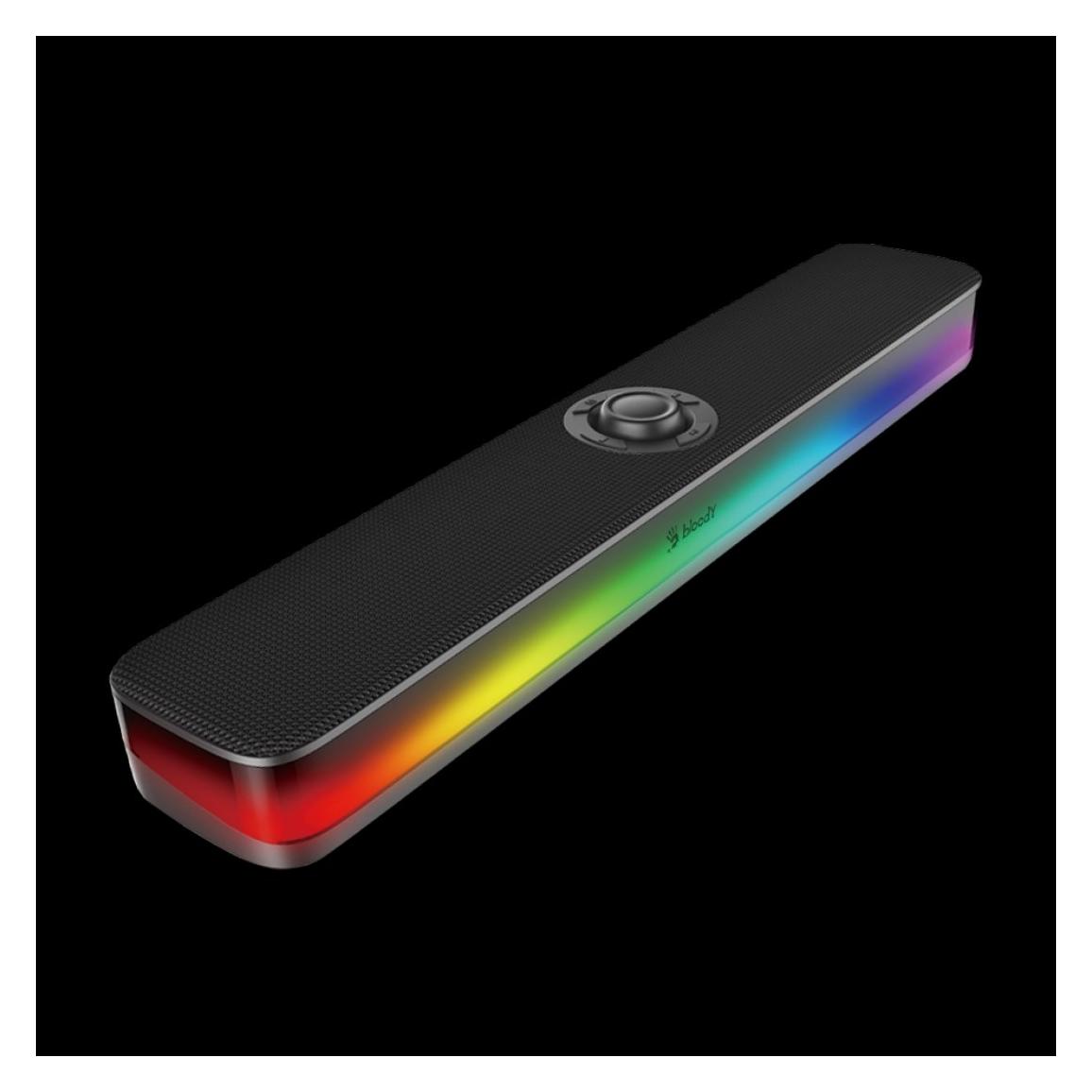 Evo A4Tech BLOODY S10 schwarz / Gaming-Soundbar / 2x 5W / Bluetooth / USB-C / RGB / Mikrofon (S10-BK)