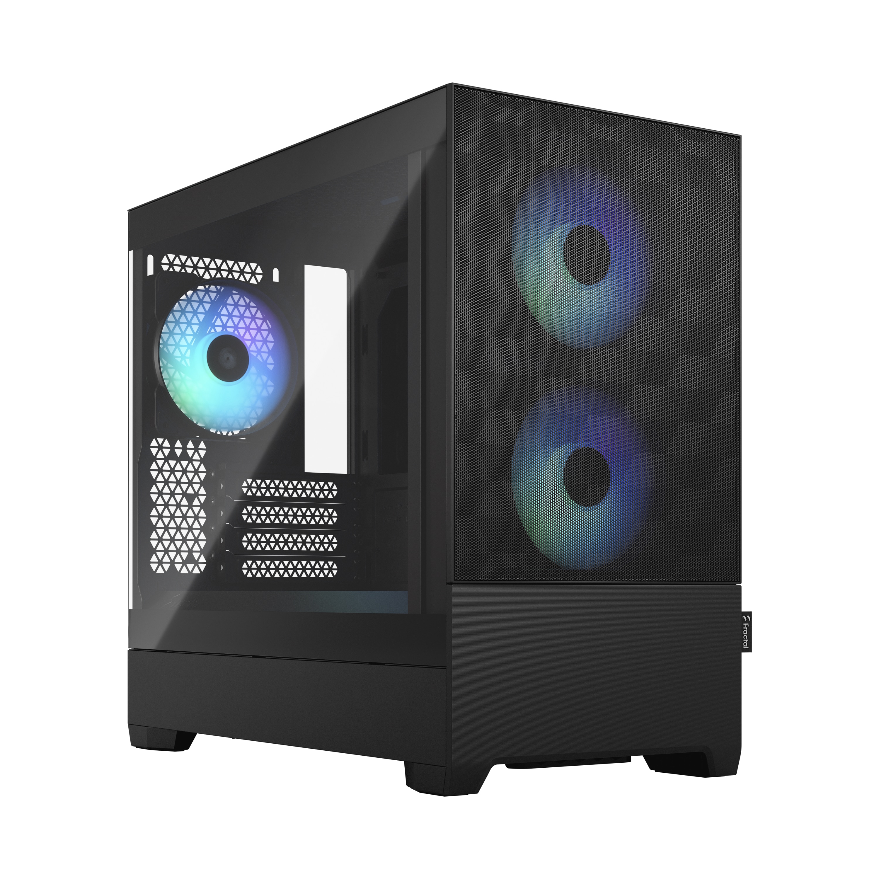Fractal Design Pop Mini Air Gaming PC Gehäuse Mini-Tower Schwarz gedämmt Seitenfenster