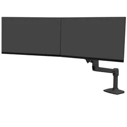 Ergotron LX Monitor Tischhalterung für zwei Monitore (45-489-224) schwarz