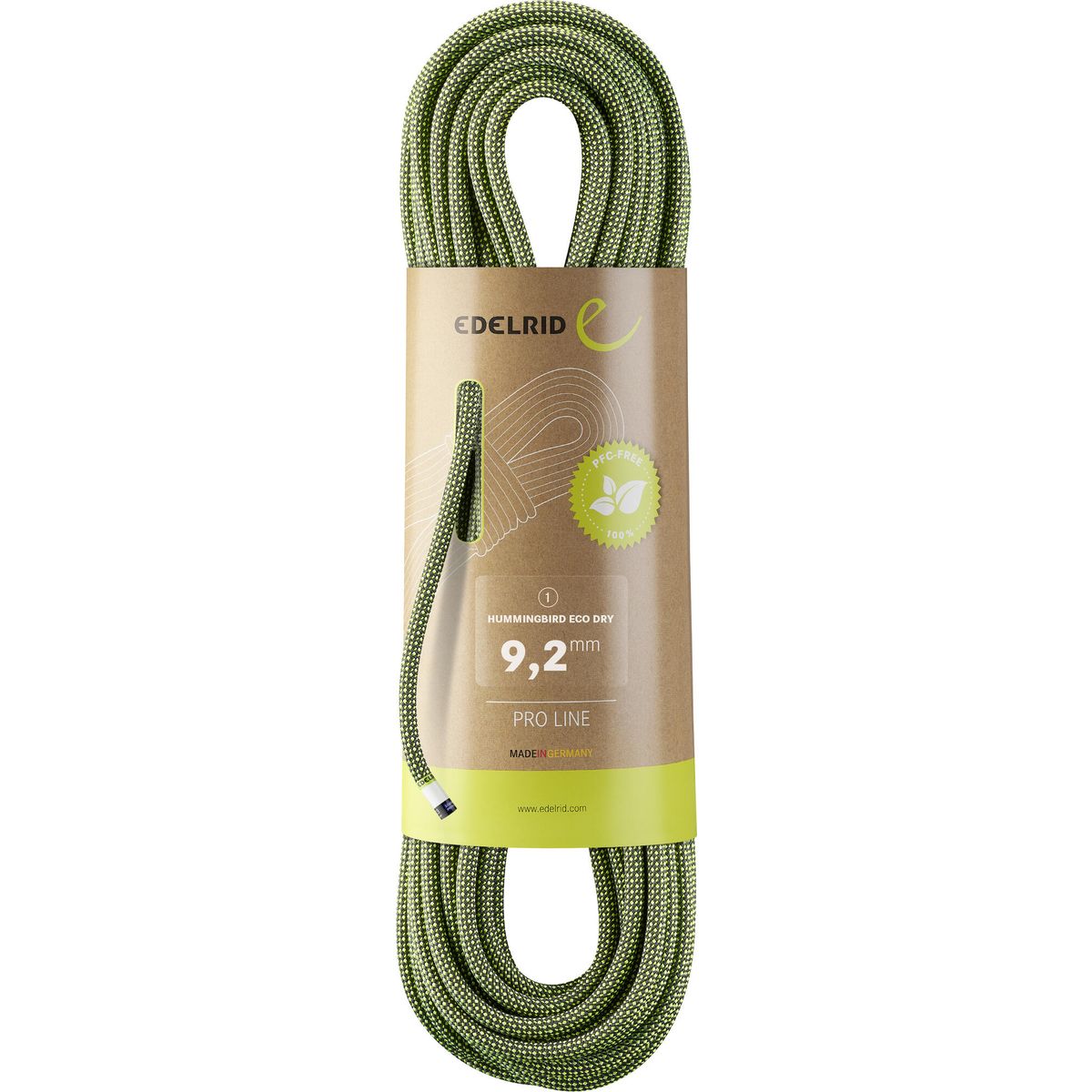 Edelrid Hummingbird Eco Dry 9,2mm night-citrus (058) 50 M 713420500580