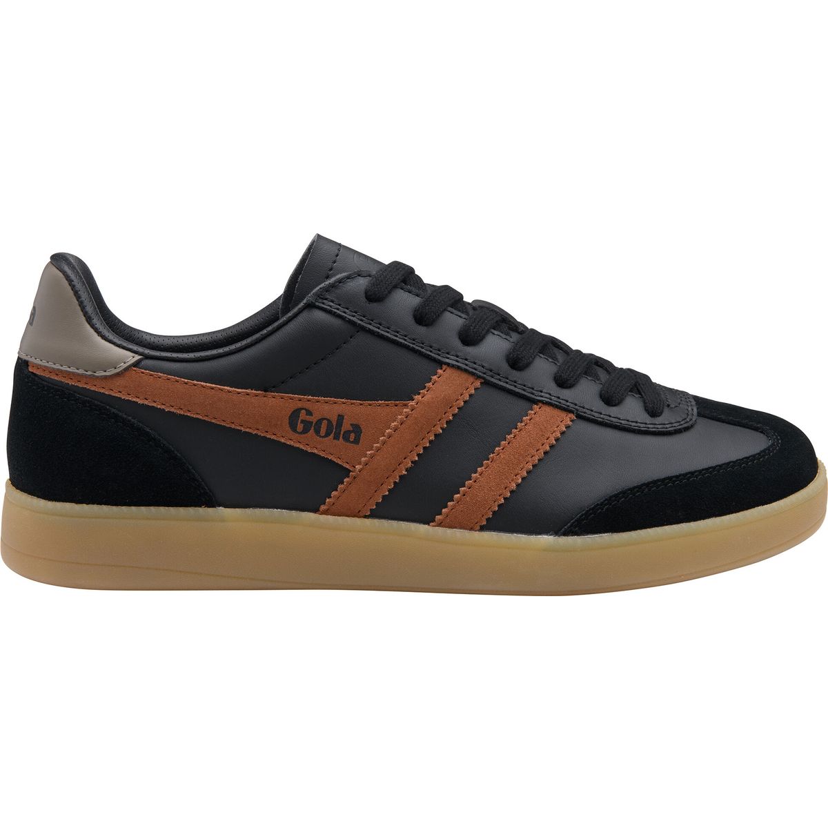 Gola Viper Leather Sneaker Men black/umber/urban moss/gum (ET) 41 CMB744-ET-41-blackumberurbanmossgum