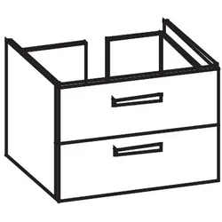Artiqua 414 Waschtischunterschrank für Legato 415380 Castello Eiche quer NB, 414-WU2L-V133-7134-426 414-WU2L-V133-7134-426