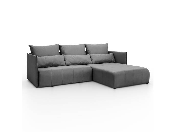 Ecksofa APOLLO L mit Schlaffunktion und Bettkasten, linke Ausführung Castel 93