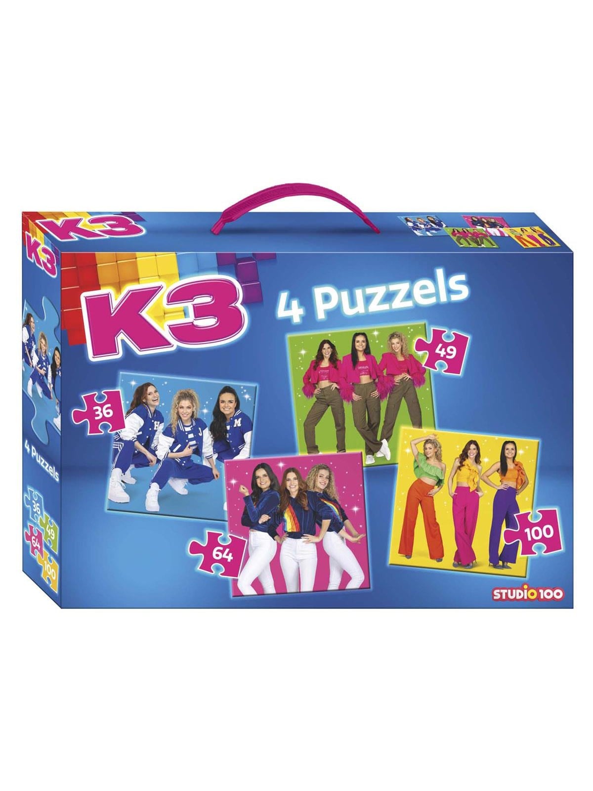 Studio 100 K3 4in1 Puzzle - Stars