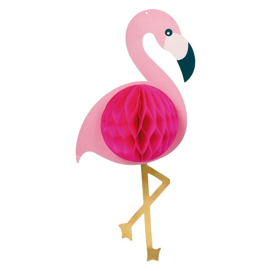 Globos Europe Honeycomb Flamingo Aloha - 52x24cm (70690887)