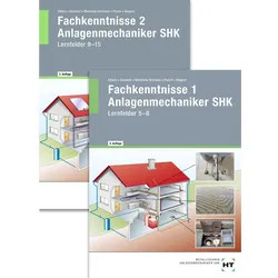 Fachkenntnisse Anlagemechaniker SHK 1+2, Schulbücher von Josef Wagner, Henry Montaldo-Ventsam, Peter Pusch, Rainer Dommel, Joachim Albers
