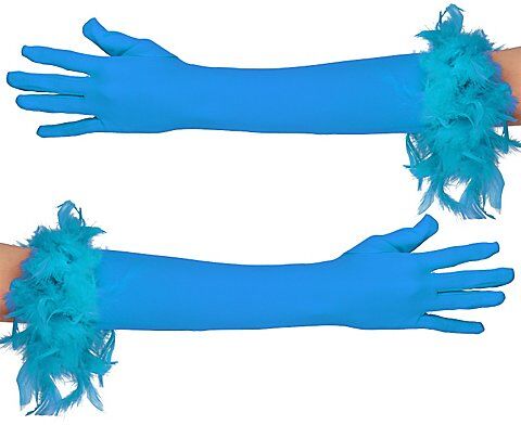 Handschuhe "Glamour", türkis