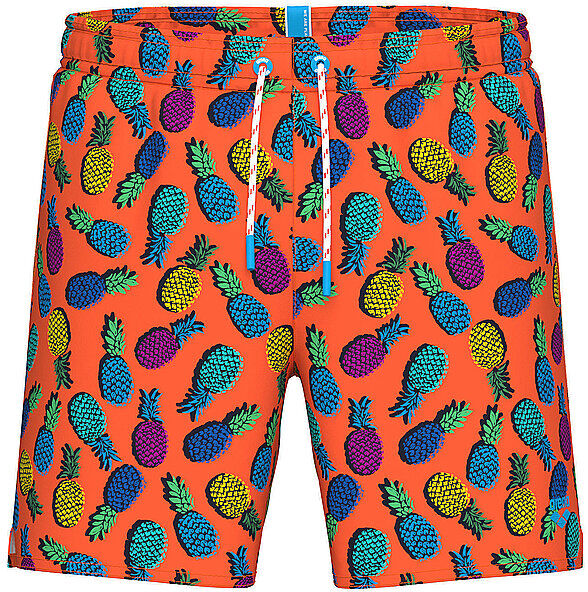 ARENA Herren Badeshorts Beach Boxer Allover orange   M M