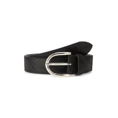 Ledergürtel BA98-COLOGNE "BA98-Cologne Gürtel", Damen, Gr. 80, schwarz, Obermaterial: 100% Lammleder LEL., uni, Gürtel Ledergürtel, handgefertigt