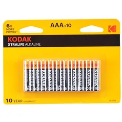 Kodak Lr03 AAA Xtralife Alkaline (x10) (10 Stk., AAA), Batterien + Akkus