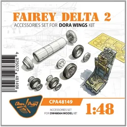 Clear Prop Accessories Fairey Delta 2 accessories set for Dora Wings