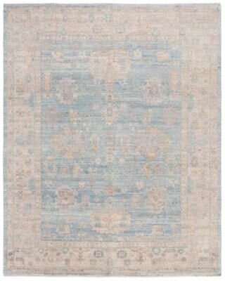 SAFAVIEH Couture Hand-Knotted Oushak Mansoora Traditional Wool Rug