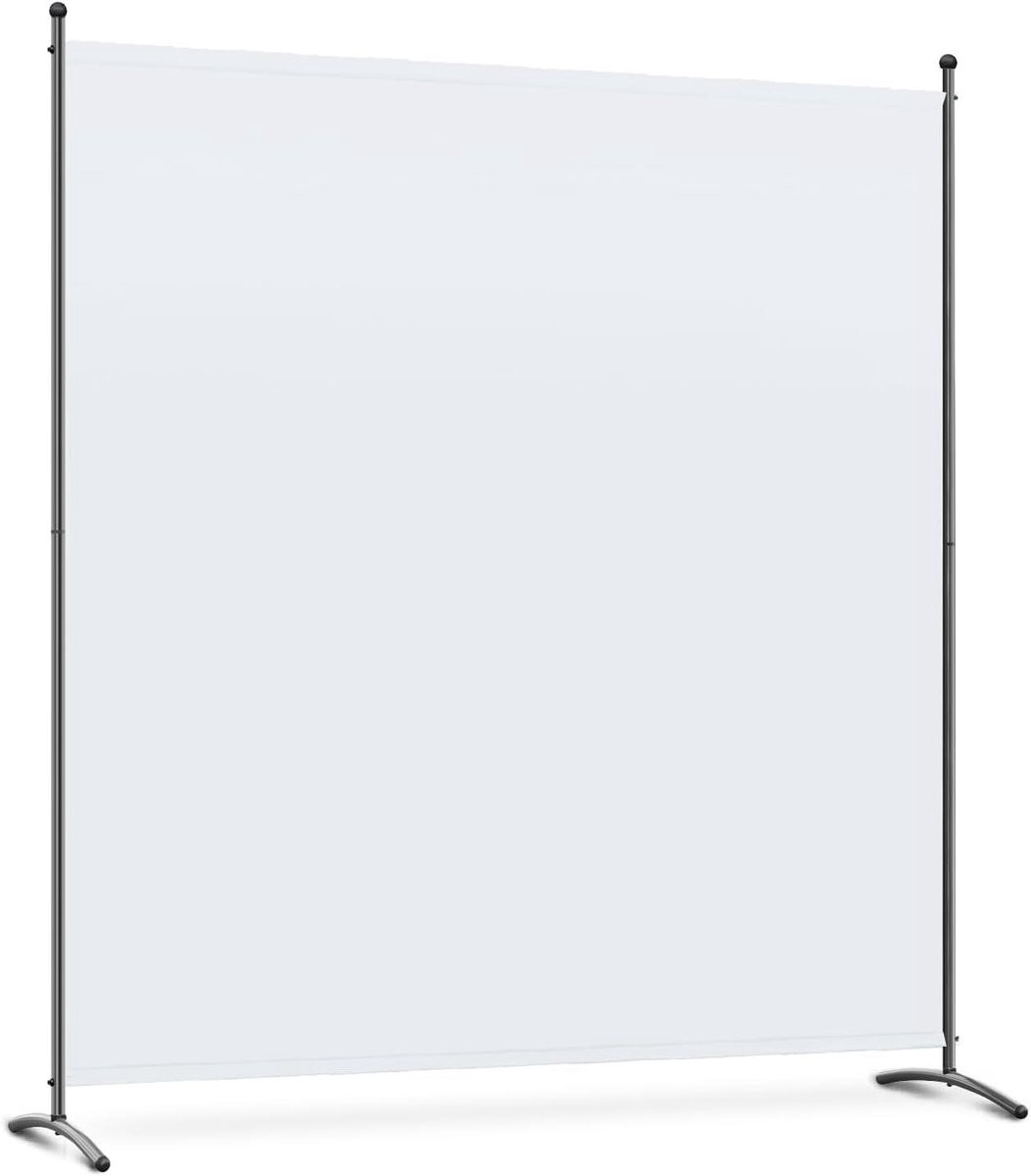 Wit Kamerverdeler Scherm - Flexibel Opvouwbaar Privacy Scherm - 162 x 180 cm