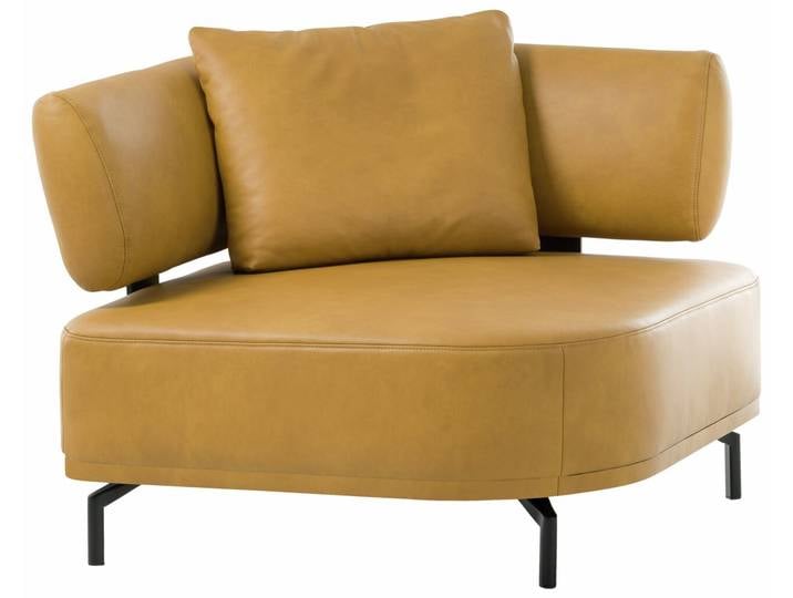 Dieter Knoll Sessel PALIO, senf, Leder