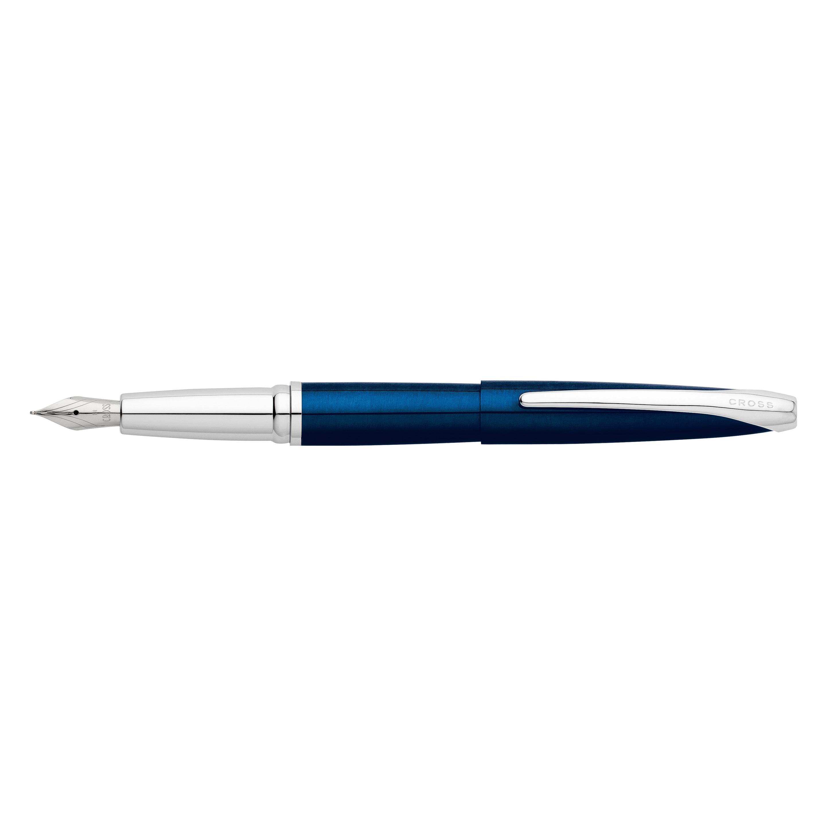 Cross ATX Füllhalter F Blau Lack Stahlfeder (1x) (886-37FS)