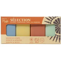 Seife mit Karitébutter - Gästeseifen Sélection 80g