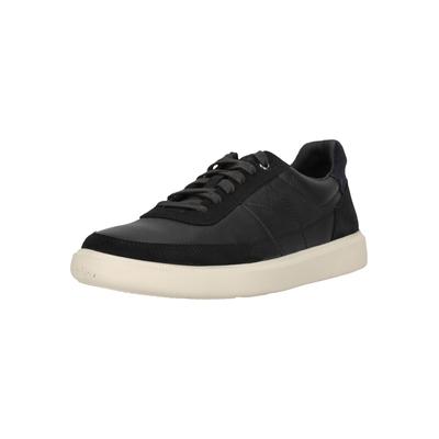 Sneaker CLARKS "Brodin", Herren, Gr. 41,5, blau, Leder, Schuhe Sneaker, in angesagtem Retro-Design