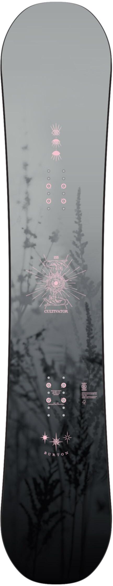 Burton  - Pack Planche Snowboard Cultivator Mist - 145 + Rosa - Planche Snowboard