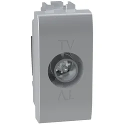 Legrand NT4202DN LivingLight TV-Dose für End- und Einzelanschluss 1-modulig in der Farbe TECH