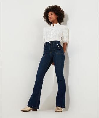 Plus Size Women's Western Bootcut Jean by Joe Browns in Dark Blue (Size 26 W)