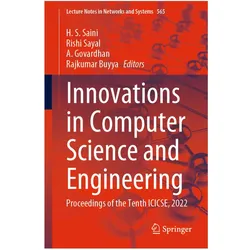 Innovations in Computer Science and Engineering, Fachbücher von Rajkumar Buyya, Rishi Sayal, H. S. Saini, A. Govardhan