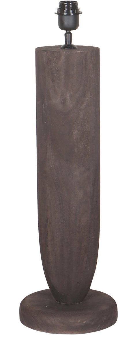 PTMD Lorinne Brown Mango Hout Tafellamp