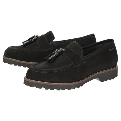 Slipper SIOUX "Meredith-758-H", Damen, Gr. 38 (UK 5), schwarz, Schuhe Slipper