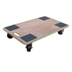 Toolland Transportroller, Antirutsch-Beschichtung, 4 Lenkrollen, Tragkraft bis zu 400 kg