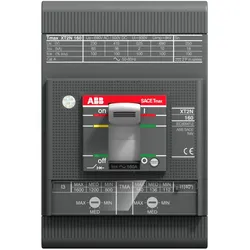 ABB XT2S125TMA100-500..10003pFFUL/CSA Kompaktleistungsschalter Tmax XT2 mit vorderseitigen Anschlüssen, 3polig 1SDA074772R1