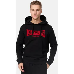Lonsdale Herren Kapuzensweatshirt schmale Passform HOODED ONE TONE