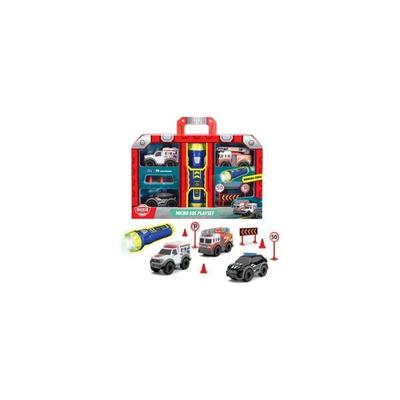 Dickie Toys Micro Playset Fertigmodell Einsatzfahrzeug Modell