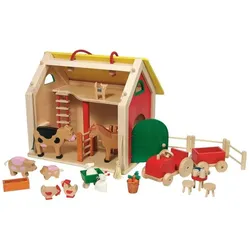 goki Koffer Farmhaus mit Zubehör