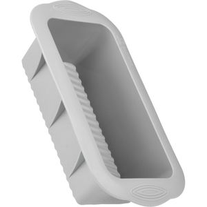 Backefix Backform B21, Brotbackform, aus Silikon, 21 x 10 x 6,5 cm, grau, Kastenform