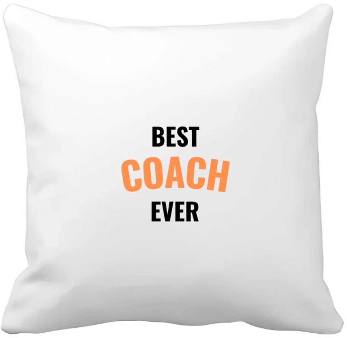 Akyol Kussenhoes Best Coach Ever - 40 x 40 cm