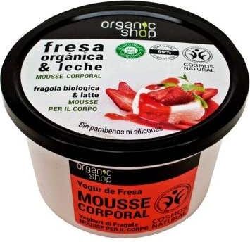 Organic Shop Mousse Corporal yogur de Fresa 250 ml