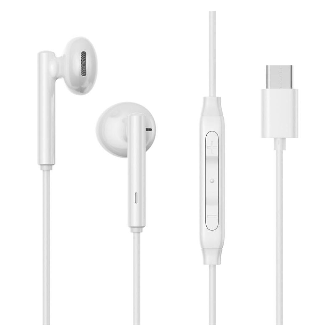 SIGN USB-C Series Half In-Ear Wired Headphones - White (Kabelgebunden) (SN-EC05)