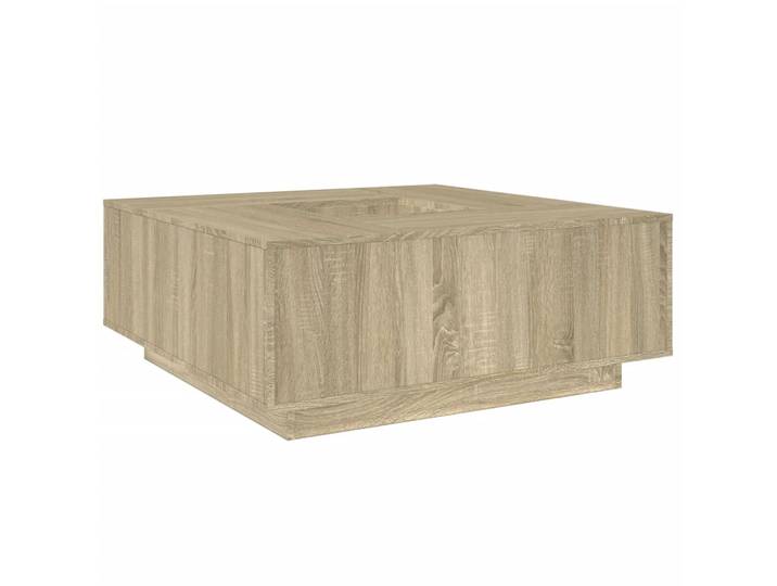 vidaXL Table basse chêne Sonoma 100x100x40 cm bois composite
