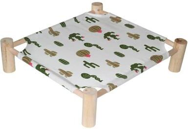Uplift Essentials Elevated Wood Frame Breathable Pet Hammock style 18