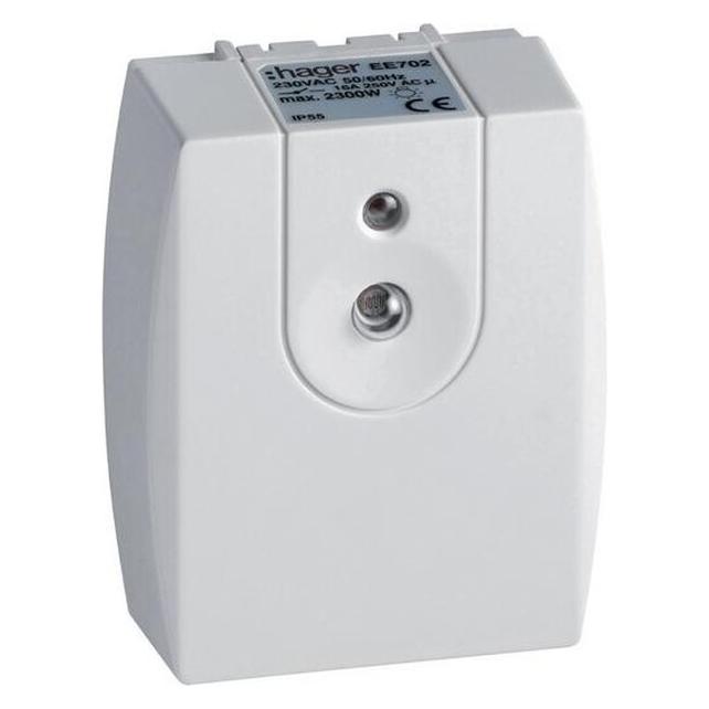 Hager HAG EE702 Kompakt Dämmerungsschalter Komfort AP (EE702)