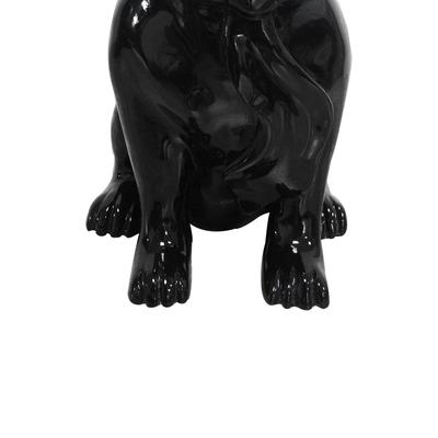 Skulptur KAYOOM "Skulptur Bulldog 125", schwarz, B:27cm, Kunstharz, Dekofiguren, Coole Bull-Dog Skulptur aus langlebigem Kunstharz und Steinpulver