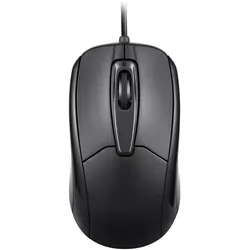 Perixx PERIMICE-209 P Black Maus Kabelgebunden Optisch Schwarz 3 Tasten 1000 (Kabelgebunden), Maus, Schwarz