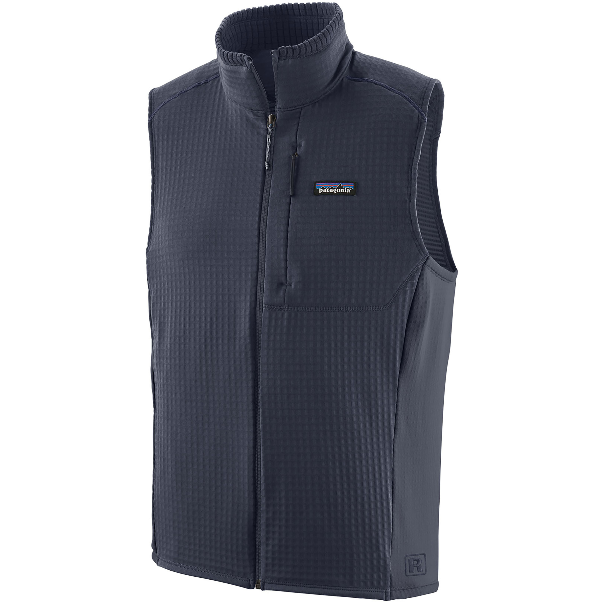 Patagonia R1 Weste Herren Fleecewesten blau Größe S Trekking Klein verpackbar Wasserabweisend