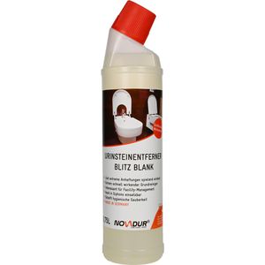 Novadur WC-Reiniger Urinsteinentferner BlitzBlank, flüssig, mit Frischeduft, Schräghalsflasche 750 ml