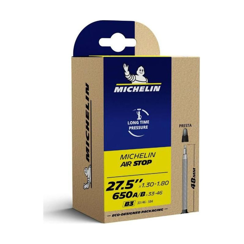 Chambre à Air vélo Michelin Air Stop B3 27,5" x 1,30/1,80 (650A/B X