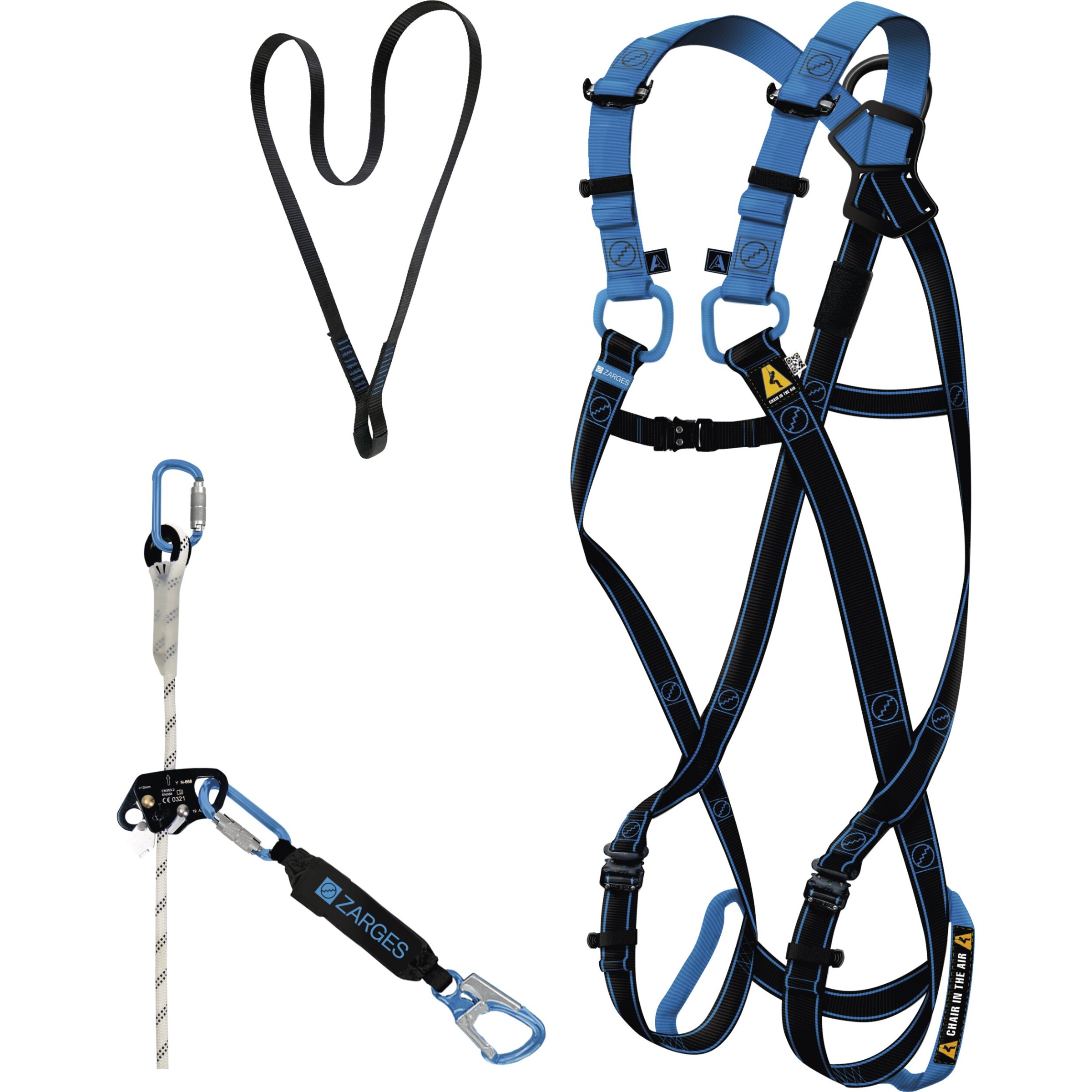 Zarges Fall Protection Kit #1 für Dacharbeiten Größe L-XXL