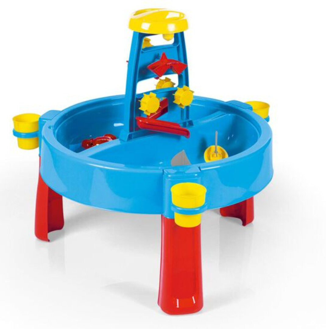 Zoomie Kids Dolu Plastic Round Sand and Water Table 73.5cm H X 13.5cm W X 13.5cm L